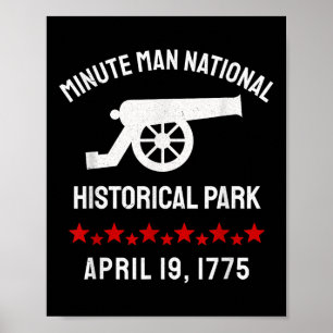 Minute Man National Historical Park Revolutionary  Poster