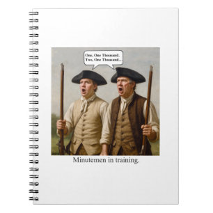 Minutemen in training. notebook