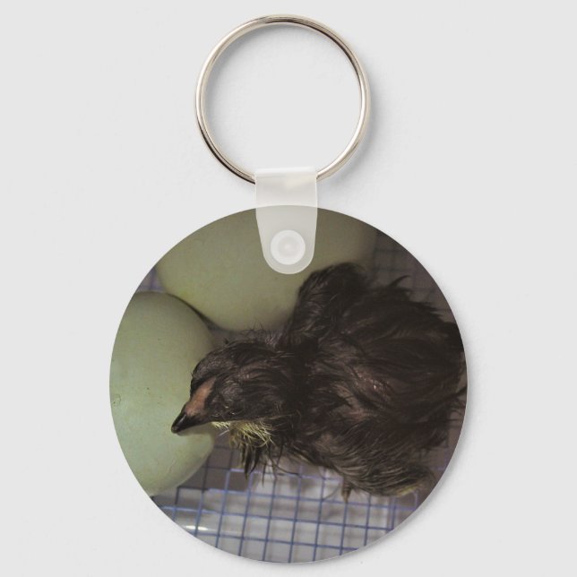 Minutes Old Keychain (Front)