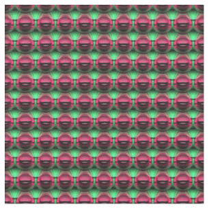 Minza pink and green pattern fabric