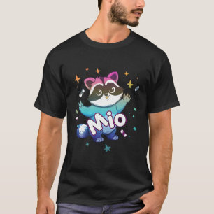Mio Name With Raccoon T-Shirt