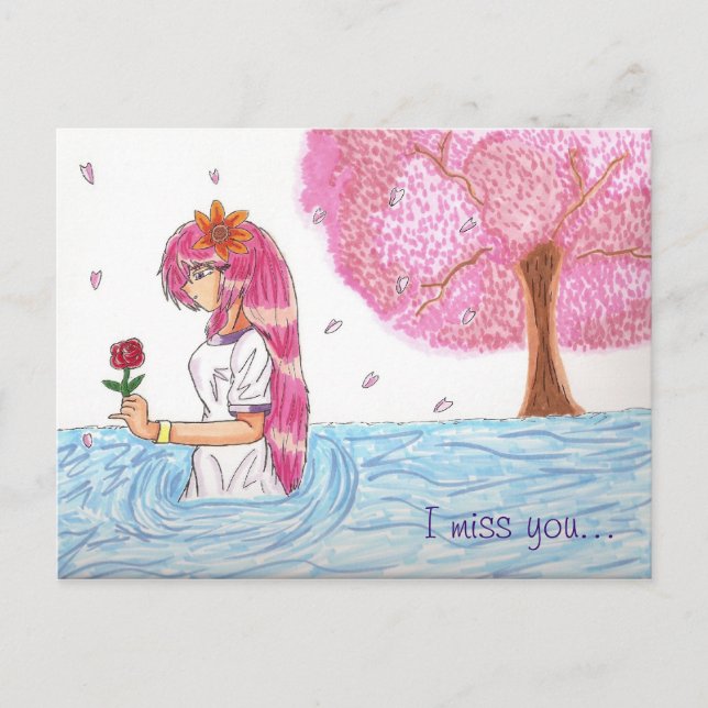 Mio's Missing Heart Postcard (Front)