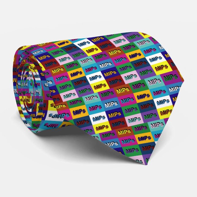 MIPs multi MIPs logo tie 2 (Rolled)