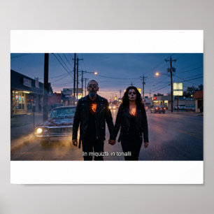 Miquiztli Calavera Couple - Poster