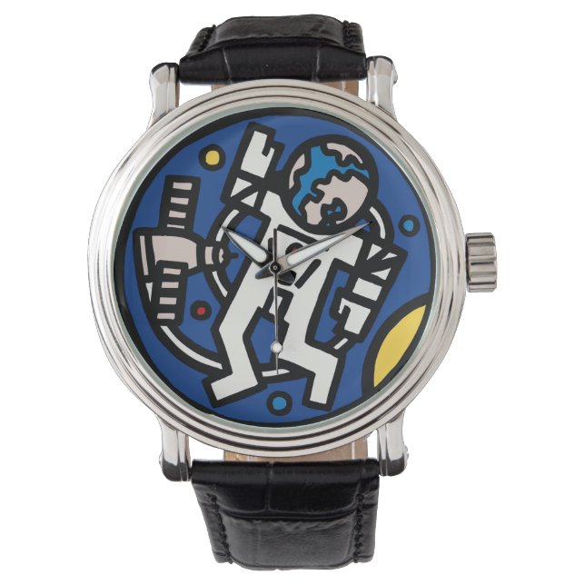 Mir-Altair Mission Patch Logo Watch (Front)