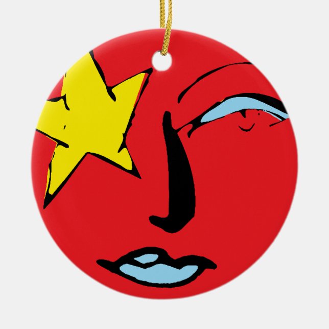 Mir-Perseus Mission Patch Logo Ceramic Ornament (Front)