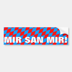 Mir san mir bumper sticker