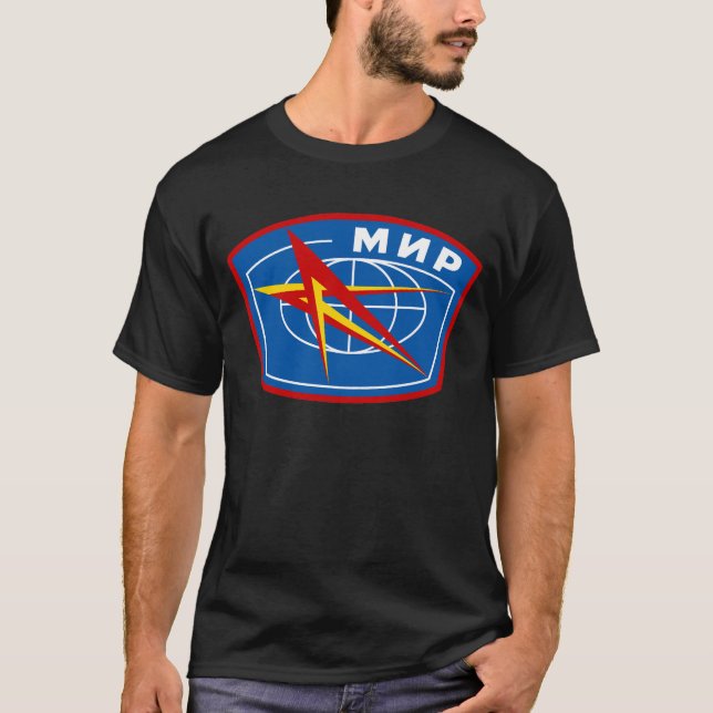 MIR Space Station Logo T-Shirt (Front)
