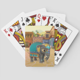 Mira Anoop - Elephant Playing Cards