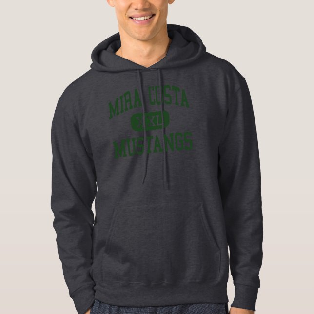 Mira Costa - Mustangs - High - Manhattan Beach Hoodie (Front)