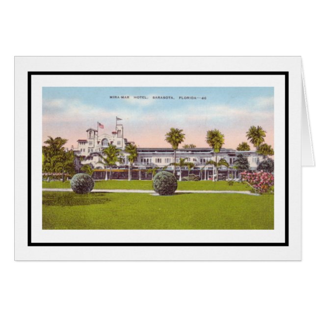 Mira Mar Hotel Sarasota, Florida (Front Horizontal)