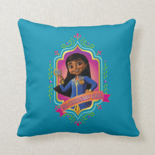 Mira No Ordinary Girl Throw Pillow