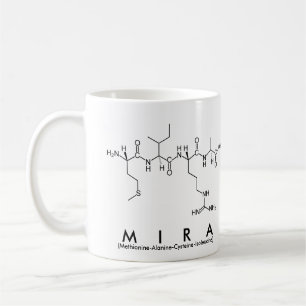 Mira peptide name mug