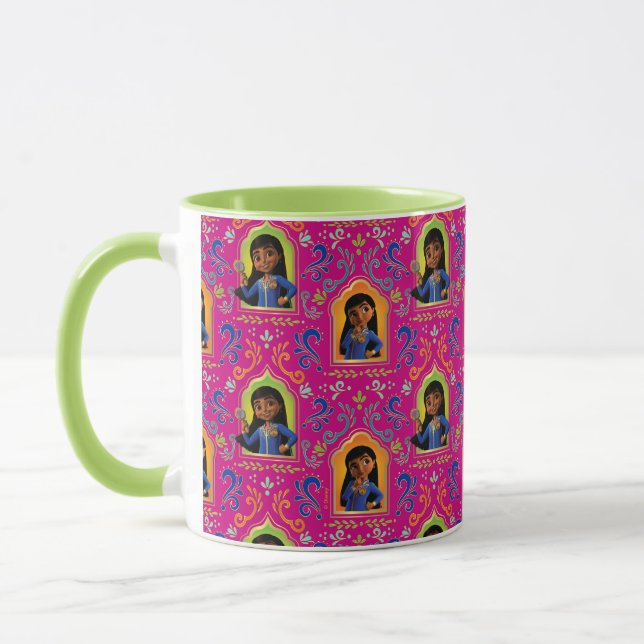 Mira | Pink Ornate Pattern Mug (Left)