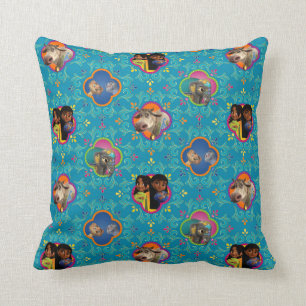 Mira, Royal Detective Character Pattern Throw Pillow