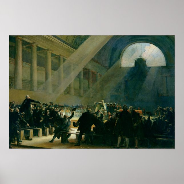 Mirabeau Answering Dreux-Breze Poster (Front)