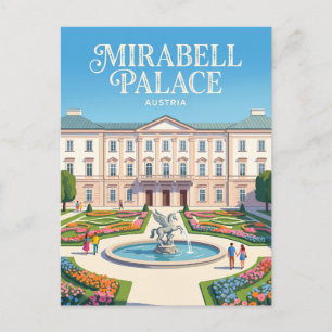Mirabell Palace Austria Postcard
