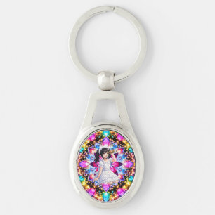 Mirabella in Kaleidoscope – Sparkling Mandala Keychain