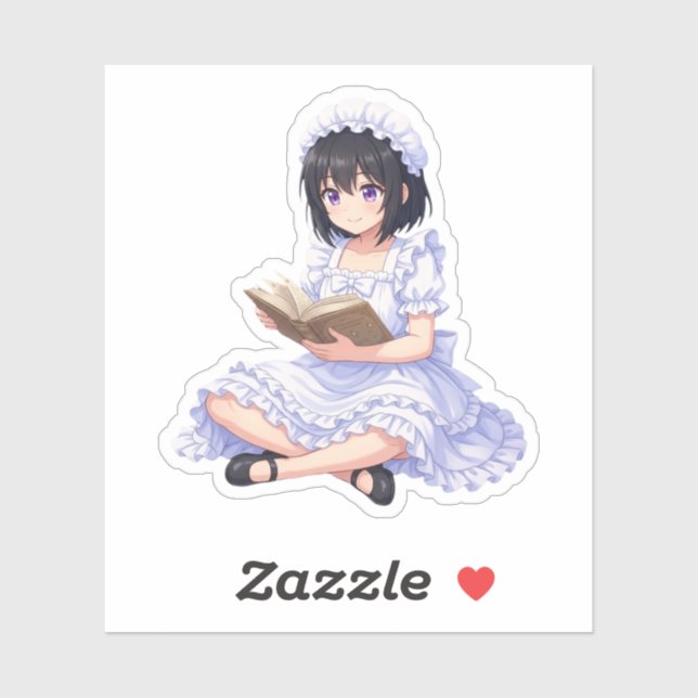 Mirabella Reading – Cute Character Sticker (Sheet)