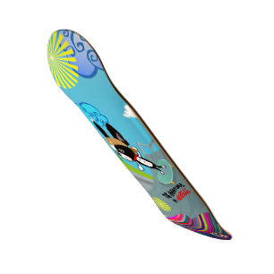 Mirabelle Skater8 skateboard boston terrier