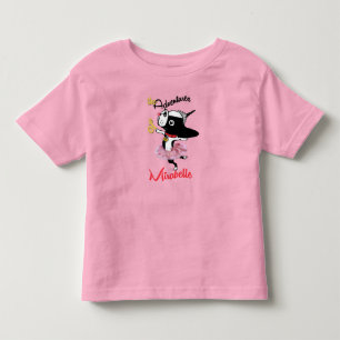 Mirabelle the boston terrier ballerina toddler t-shirt