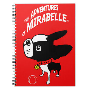 Mirabelle the boston terrier notebook