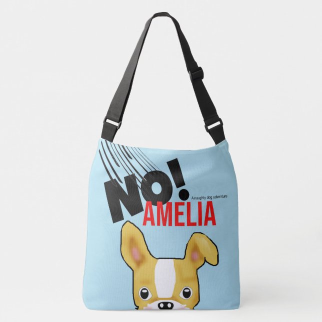 MIrabelle, the boston terrier's sister good dog Crossbody Bag (Front)