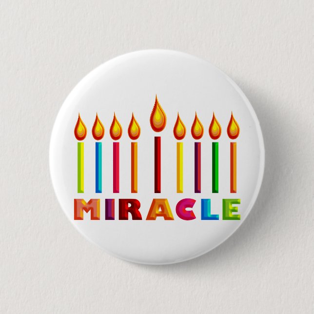 Miracle 2 Inch Round Button (Front)