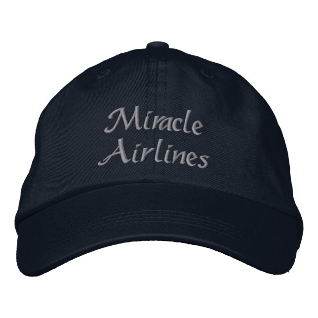 Miracle Airlines Embroidered Hat (Front)