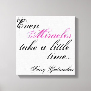 miracle Fairy Godmère citation toile