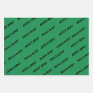 Miracle Money Is in My Hands Wrapping Paper Sheet