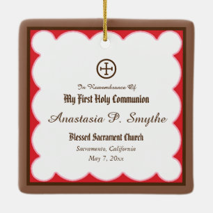 Miracle of Bl. Imelda Lambertini (VVP 010)  Ceramic Ornament