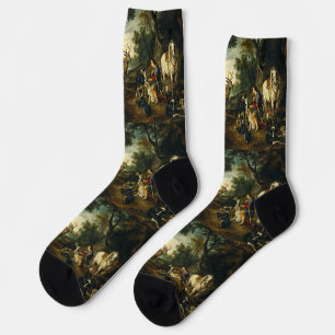Miracle of Saint Hubert by Peter Paul Rubens  Socks