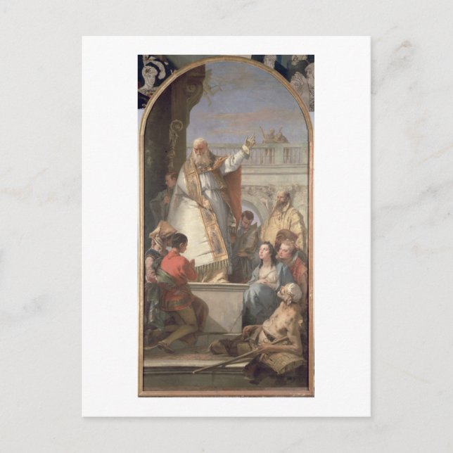 Miracle of St. Patrick, c.1746 (oil on canvas) Postcard (Front)