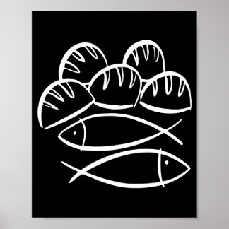 Miracle of the Loaves and Fish - A Symbol of Abund Poster
