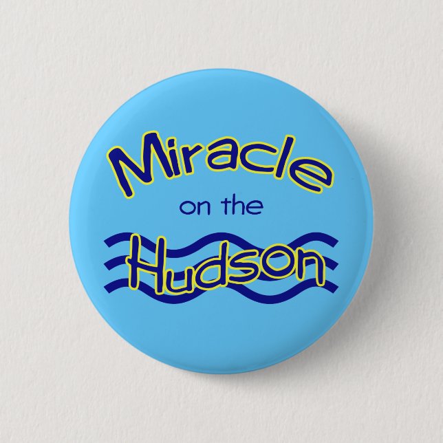 Miracle on the Hudson Button (Front)