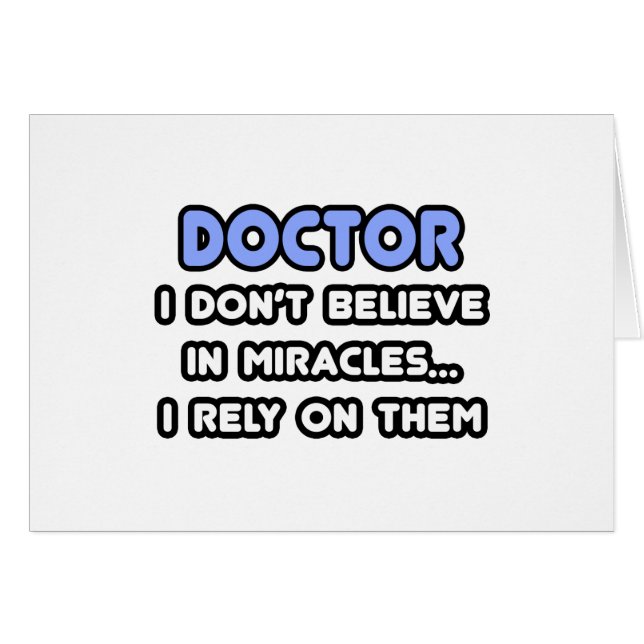 Miracles and Doctors (Front Horizontal)