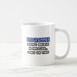 Miracles and Programmers Coffee Mug