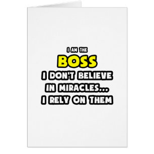 Miracles et Bosses ... Drôle