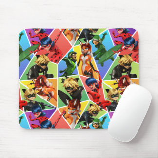 Miraculous Colourful Character Pattern Mouse Pad