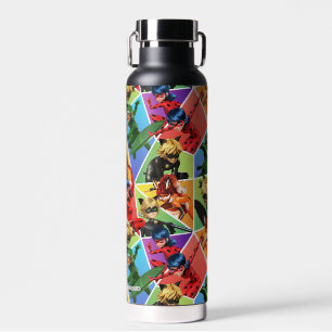Miraculous Colourful Character Pattern Water Bottle