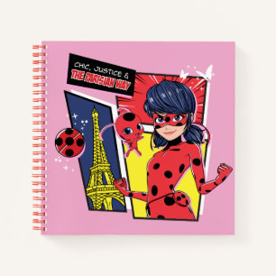Miraculous Comic Ladybug Parisian Way Notebook