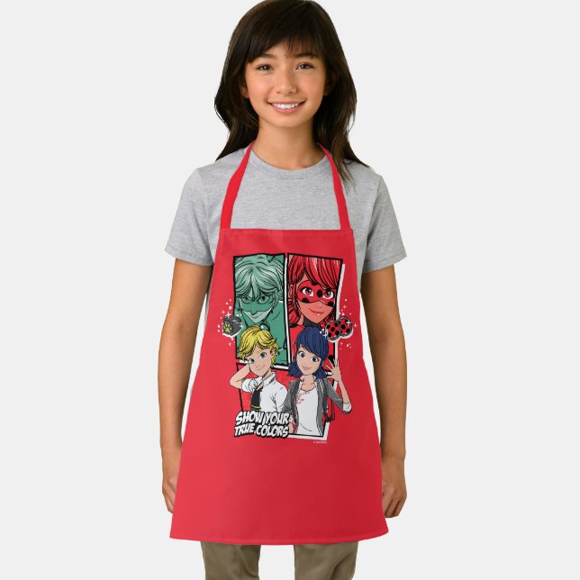 Miraculous Comic Marinette & Adrien True Colours Apron (Insitu)