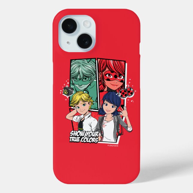Miraculous Comic Marinette & Adrien True Colours Case-Mate iPhone Case (Back)