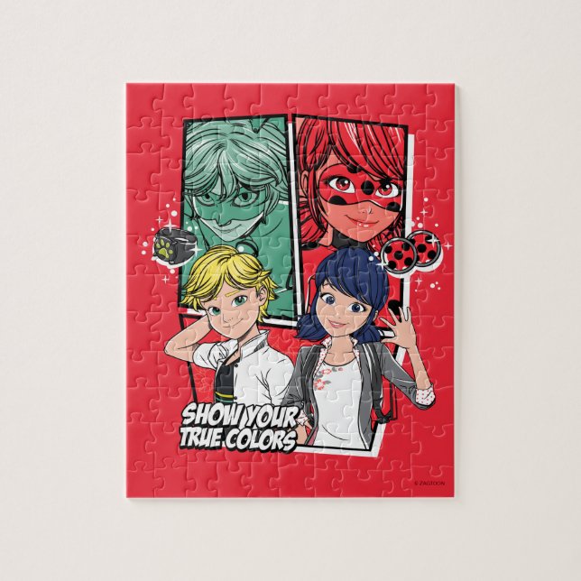 Miraculous Comic Marinette & Adrien True Colours Jigsaw Puzzle (Vertical)