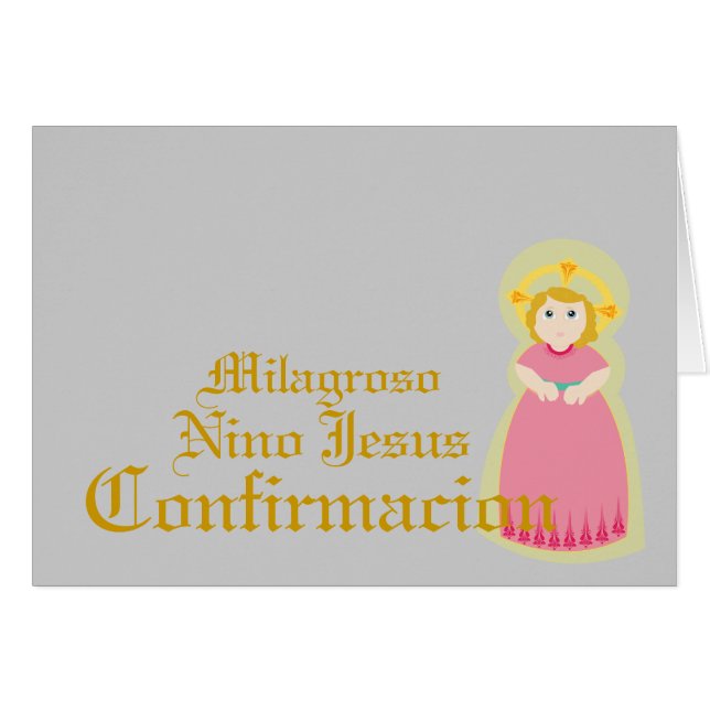 Miraculous"Confirmacion"-Spanish-Customize (Front Horizontal)