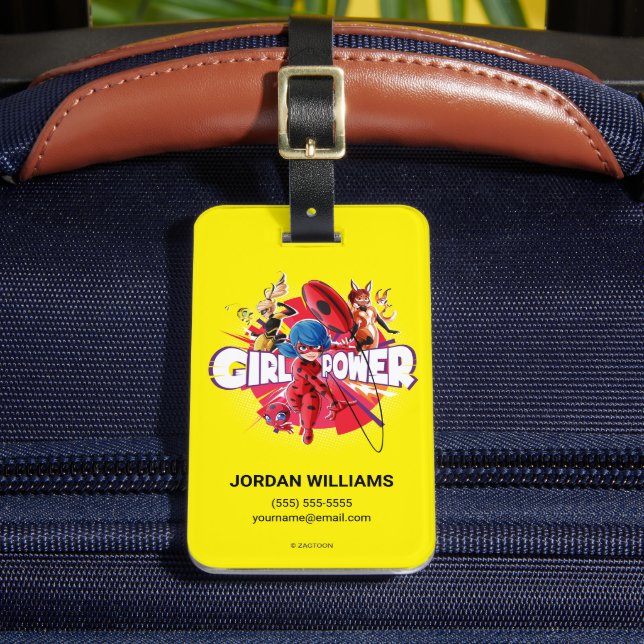 Miraculous Girl Power Luggage Tag (Front Insitu 2)