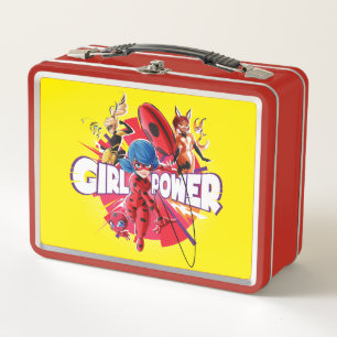 Miraculous Girl Power Metal Lunch Box
