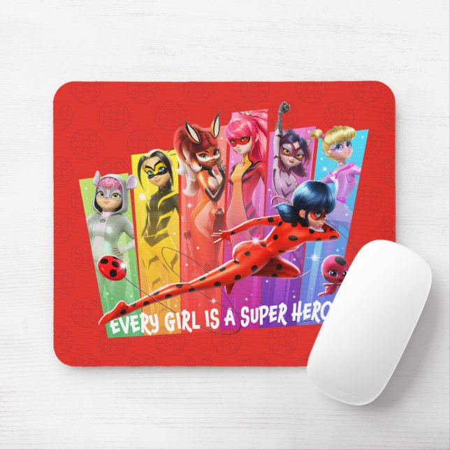 Miraculous Girls | Every Girl is a Super Hero Mouse Pad (With Mouse)