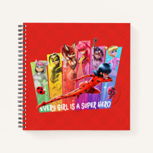 Miraculous Girls   Every Girl is a Super Hero Notebook